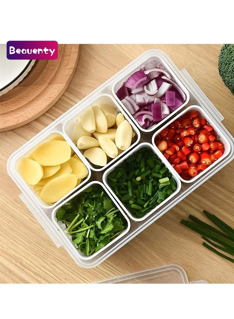 بيوينتي حاوية حفظ الطازج في الثلاجة 6 شبكات - Image 1